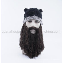 Chapeau tricoté personnalisé hiver créatif Viking Beard
